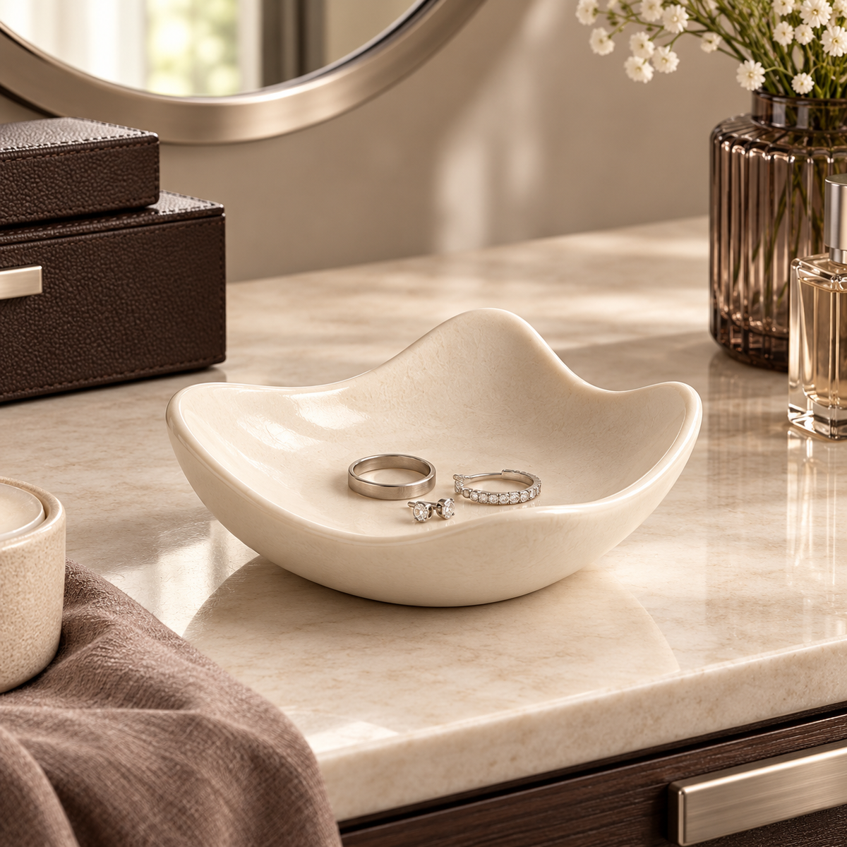 OZELV Ring Dish — styled setting