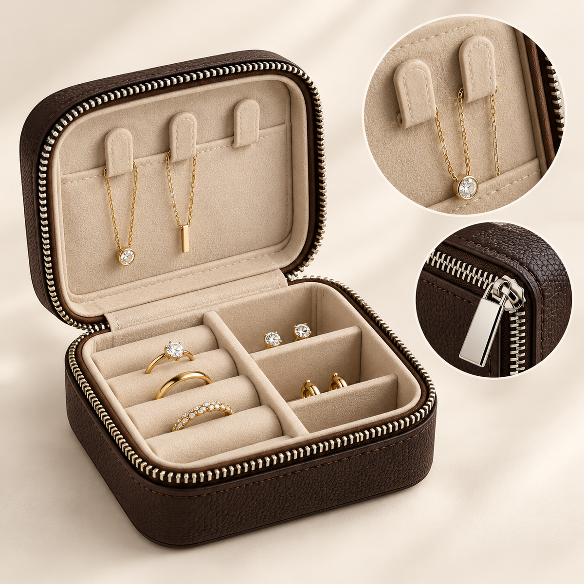 OZELV Mini Jewelry Case — design details